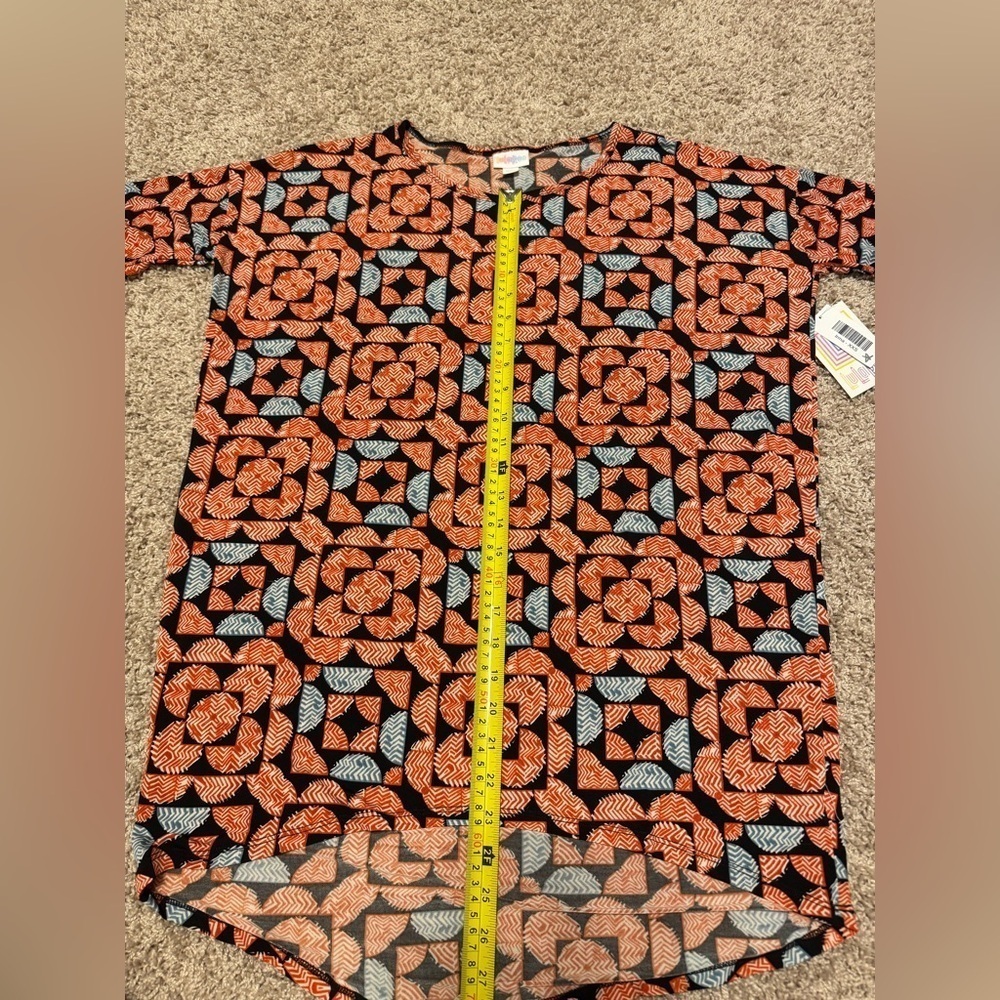 Lularoe NWT Irma boxy oversized high low tunic top Sx XXS - Picture 5 of 8